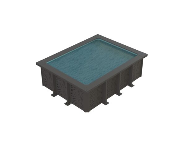 Piscine modulaire personnalisable, montage et démontage en moins de 6h