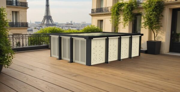 Piscine en panneau modulaire en aluminium - 2,5mx3m – Image 6