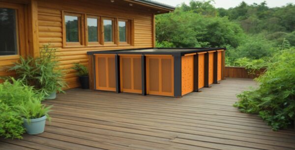 Piscine en panneau modulaire en aluminium - 3mx3m – Image 4